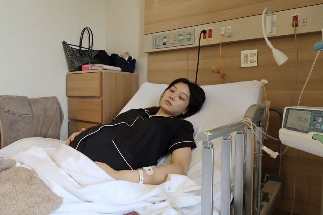 入院中の静まなみさん
