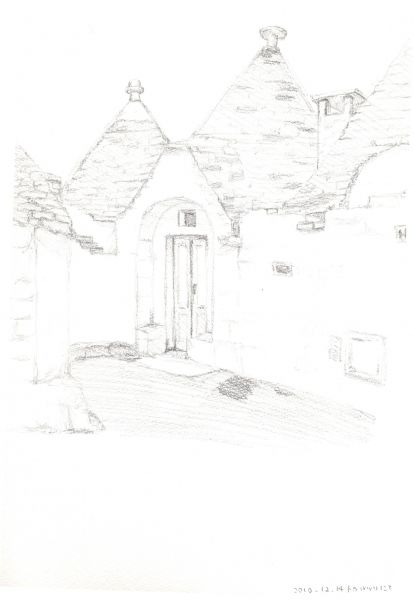 イタリアでのスケッチ