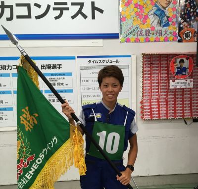 カーコーティングコンテストで好成績を残す江口未珂さん＝本人提供