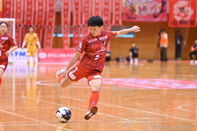 2025年に初開催した女子フットサルW杯では日本代表選手としても出場した江口未珂さん＝Bardral URAYASU提供